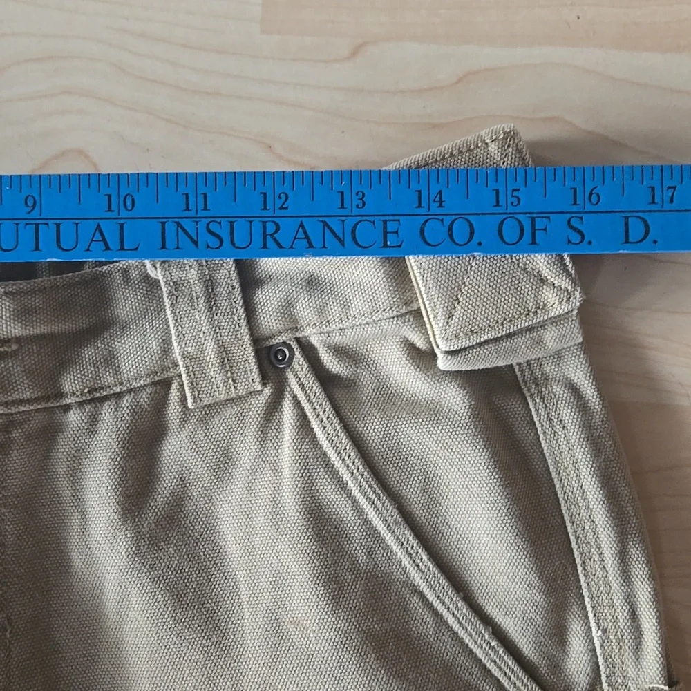 Deluth Tan Cargo Double Knee Well Loved Pants Size 30